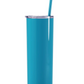 Skinny 20 oz Engraved Tumbler in Aqua