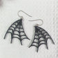 Spider Web Halloween Earrings