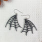 Spider Web Halloween Earrings