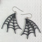 Spider Web Halloween Earrings