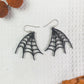 Spider Web Halloween Earrings