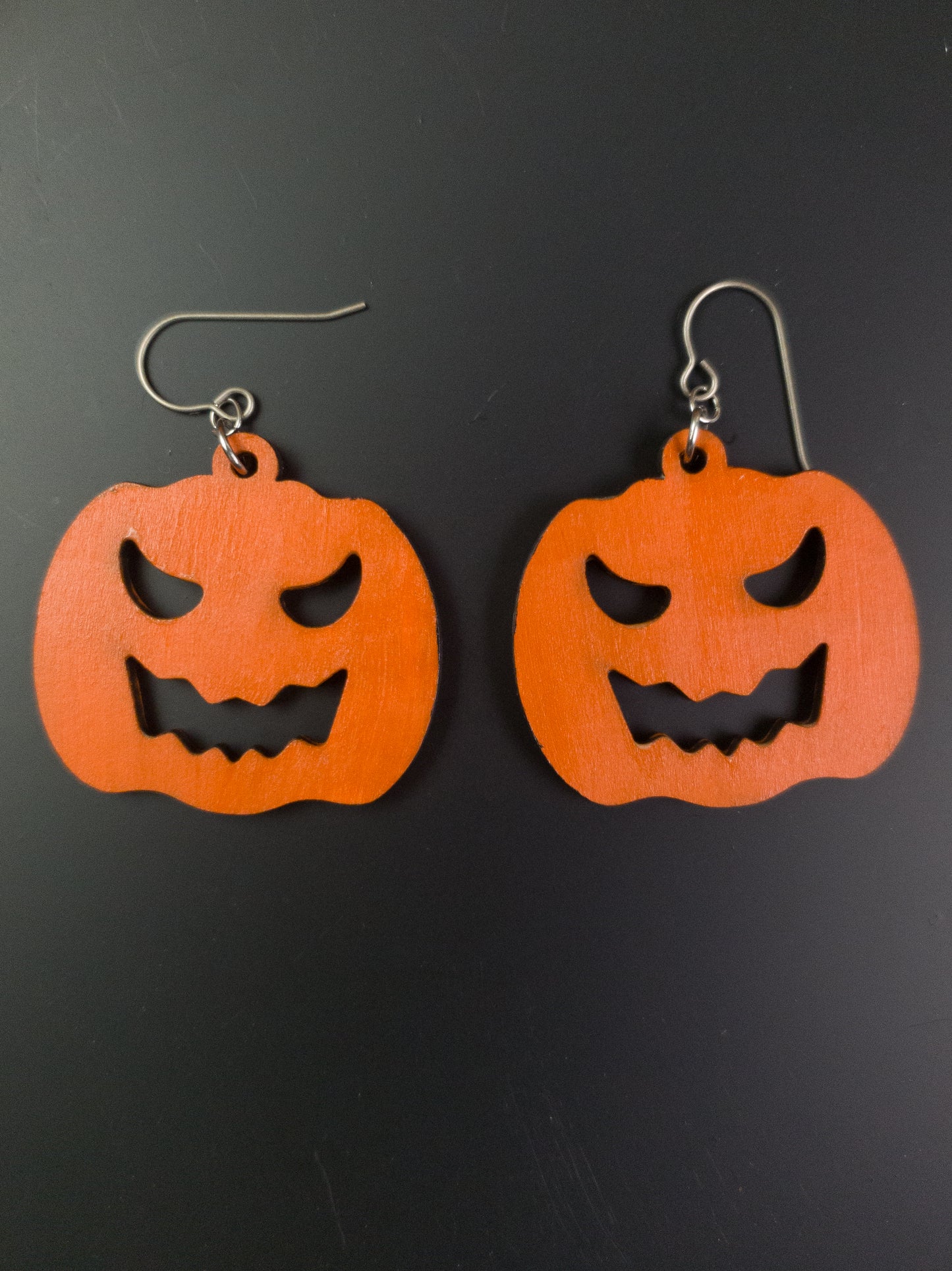 Jack-o-Lantern Halloween Earrings