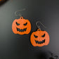 Jack-o-Lantern Halloween Earrings