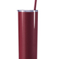 Skinny 20 oz Engraved Tumbler in Rosewood Glitter