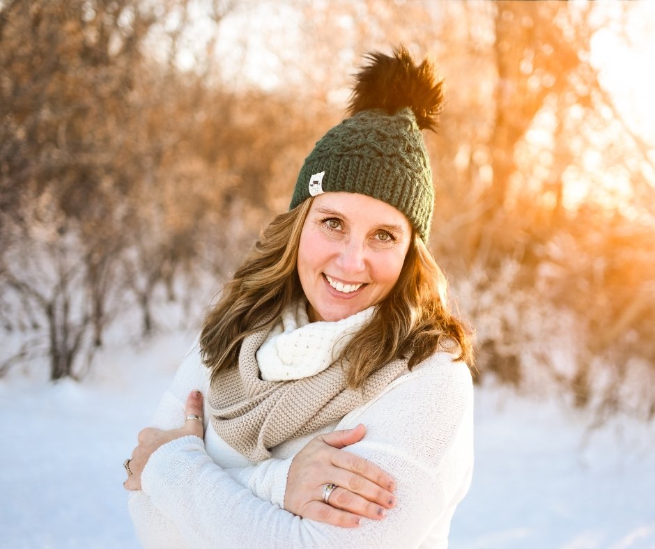 Evergreen Alpaca Blend Wool Crochet Hat with Pom - a-Farm-girl-bytess | Handmade Alpaca Wool Winter Hats for Women