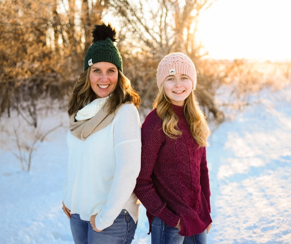 Evergreen Alpaca Blend Wool Crochet Hat with Pom - a-Farm-girl-bytess | Handmade Alpaca Wool Winter Hats for Women