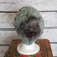 Sage Alpaca Blend Wool Crochet Hat with Pom - a-Farm-girl-bytess | Handmade Alpaca Wool Winter Hats for Women